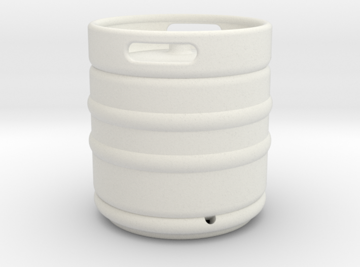 1/10 Scale Beer keg (small) 3d printed