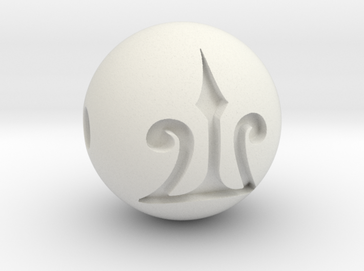 Camp Necklace (1/4) Trident - Percy Jackson 3d printed 