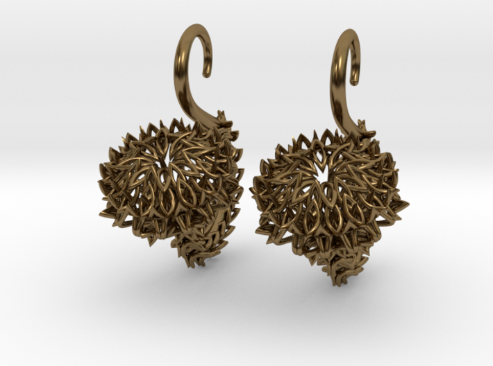 The Thistle Plugs / gauges/ 10g (2.5 mm) 3d printed 