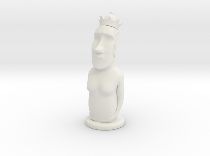 Moai Queen 3d printed