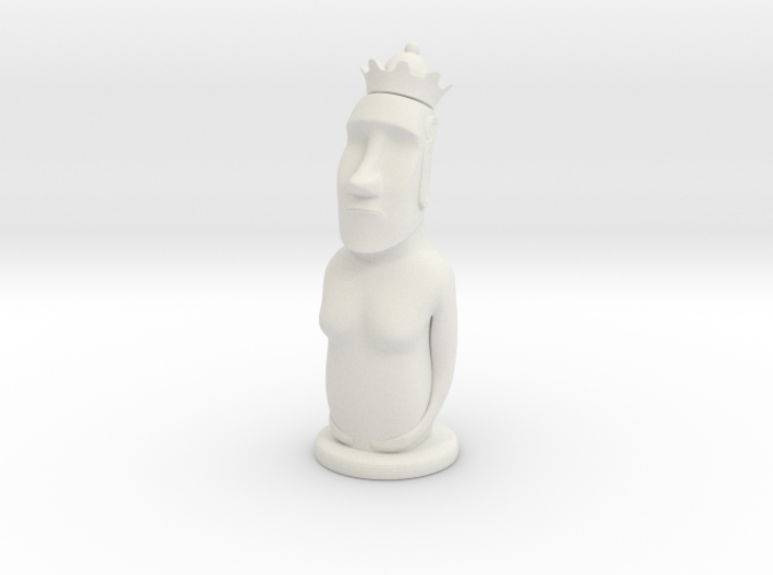 Moai Queen 3d printed 