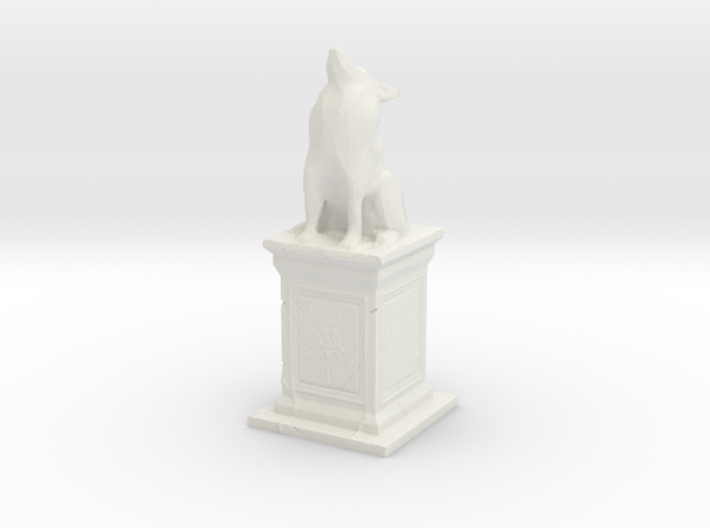 Wolf Statue 3d printed 