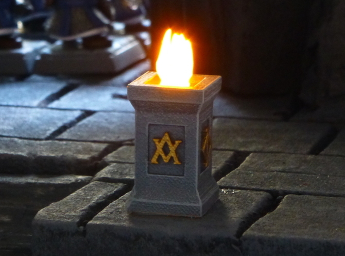 Dwarf Torches (Pair) 3d printed