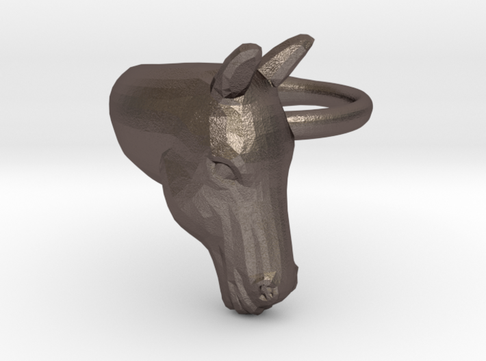 Horse Ring size 1 3d printed 