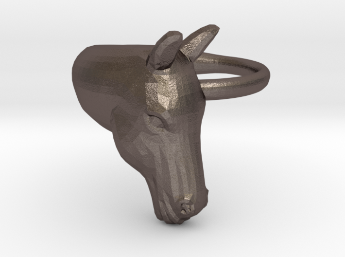 Horse Ring size 3 3d printed 