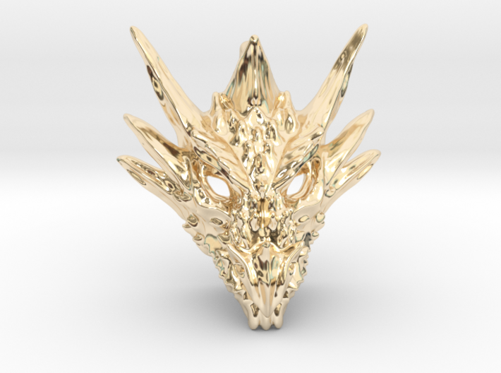 Umbral Dragon Pendant 3d printed