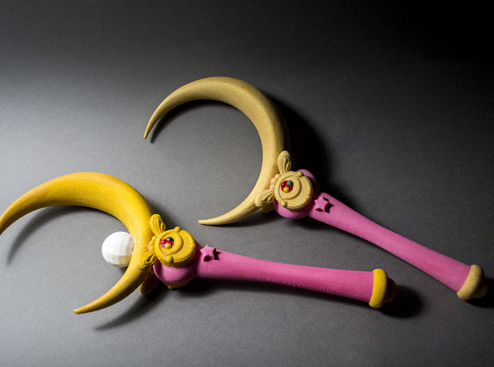 Sailor Moon Crescent Wand 14in 3d printed 