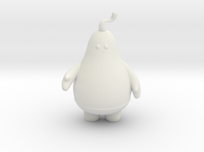 Pear Character 3d printed