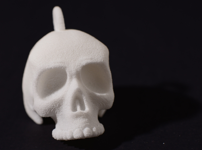 Skull Keychain 3d printed 