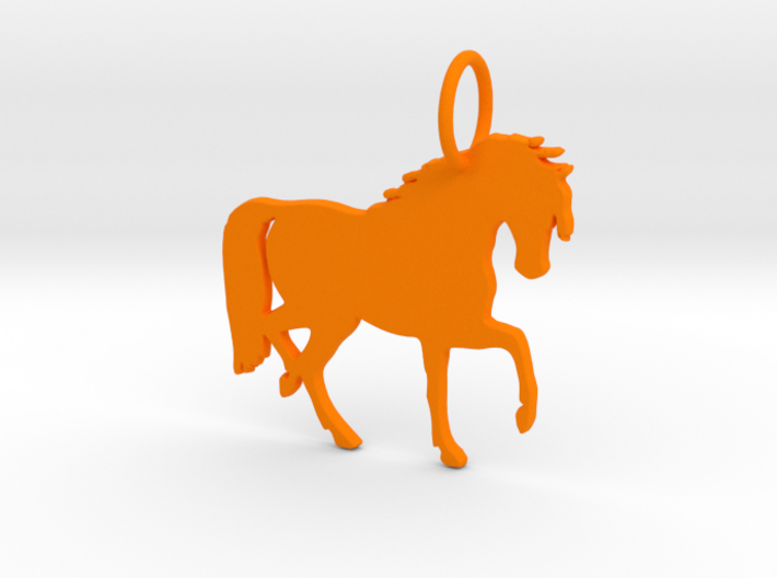 Horse Keychain 3d printed