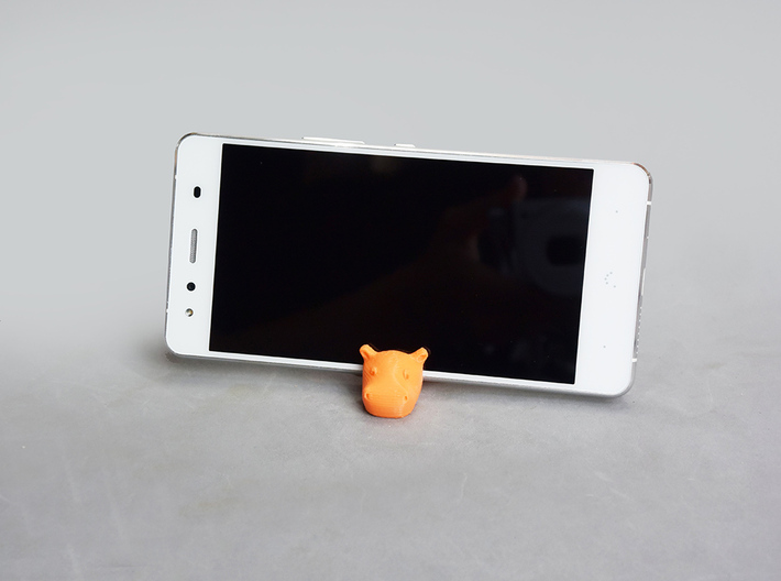 Keychain Hippo / stmarphone Stand 3d printed