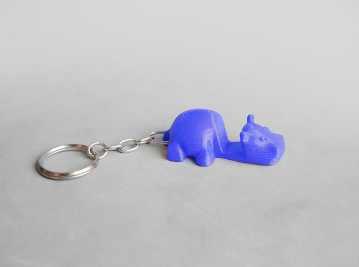 Keychain Hippo / stmarphone Stand 3d printed 