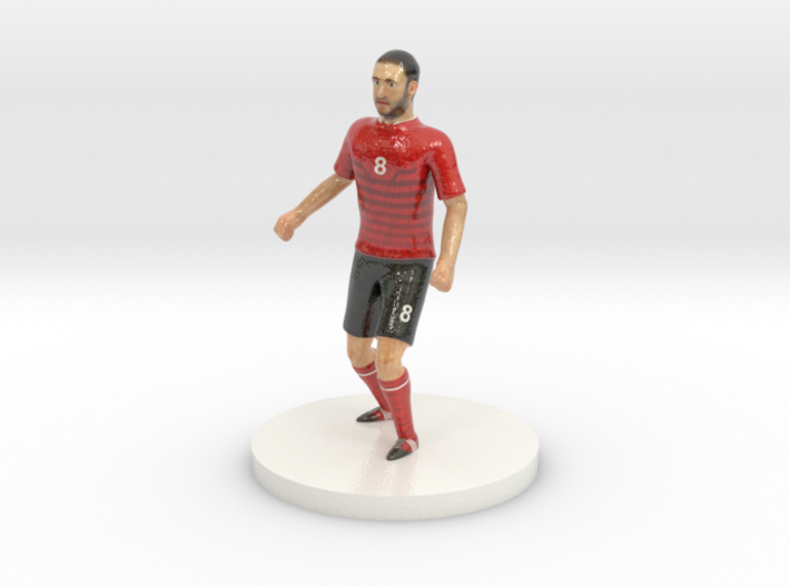 Albanian Football Player 3d printed