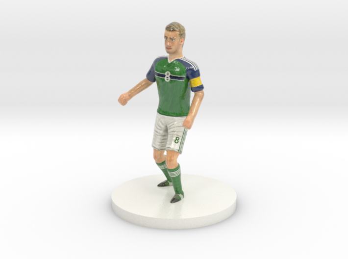 Northern Irish Football Player 3d printed
