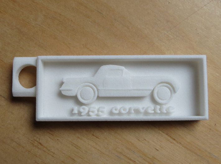 1955 Corvette Key Chain 3d printed 