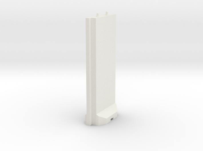 1/72 Concrete T-Wall Section 3d printed 
