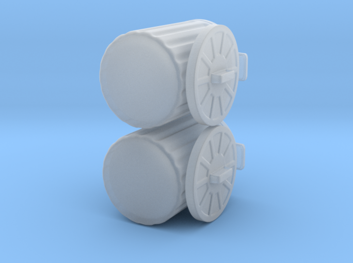 generic trash cans for tabletop games 3d printed