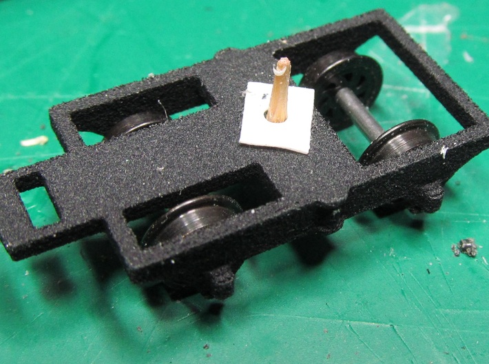 Railcar Bogie (Part R4) 3d printed 