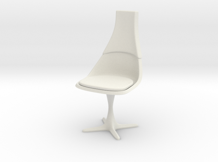 TOS Chair 115 1:12 Scale 6&quot; 3d printed