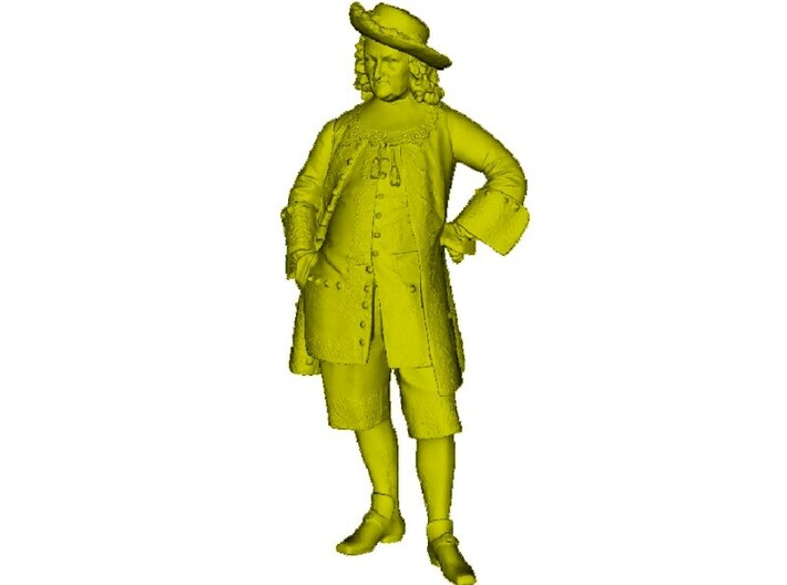 1/15 scale French provost 18th Century figure 3d printed
