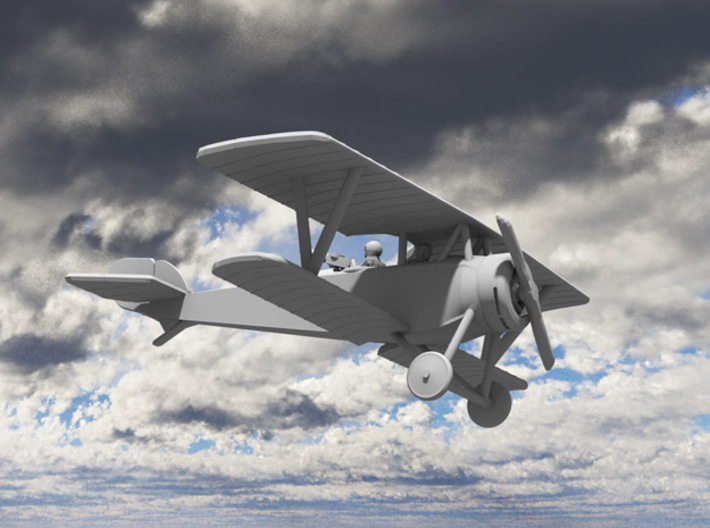 Nieuport 12 (Beardmore) 3d printed Computer render of 1:144 Nieuport 12 (Beardmore)