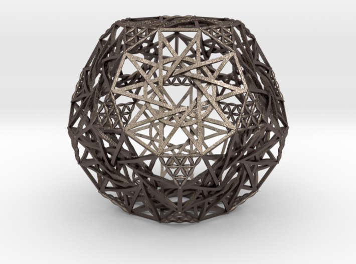Truncated Dodecahedron 4.2&quot; 3d printed
