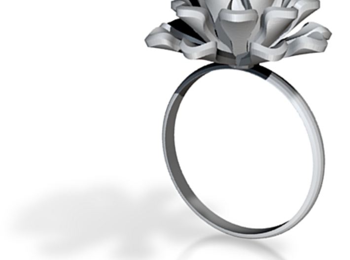 jewelry ring aeonium 3d printed