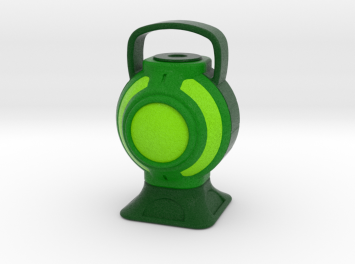 Green Lantern Battery 3d printed
