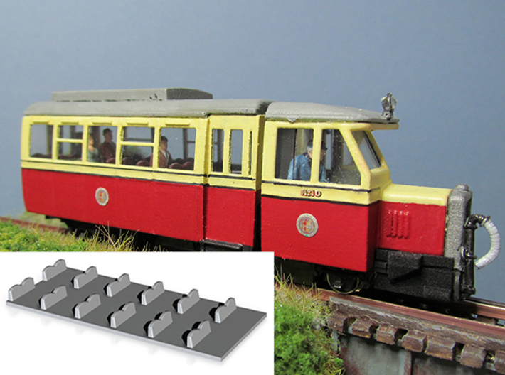 Railcar Interior (Part R-2) 3d printed