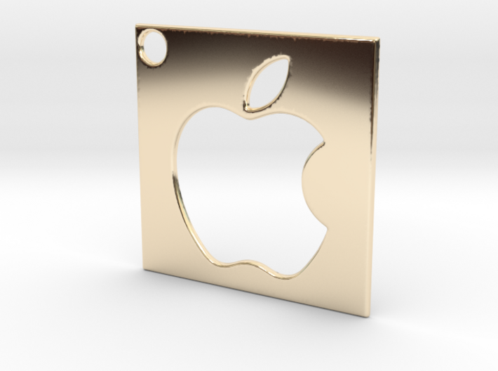 Apple - Logo Pendant 3d printed