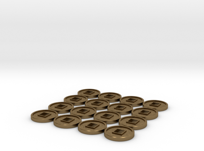 7mm Coins (Type2), x16 3d printed