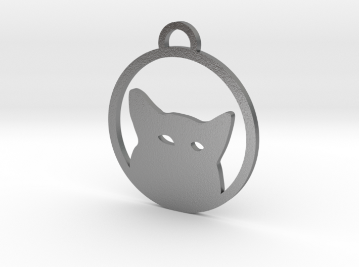 Henry the puppy, keychain wolf silhouette 3d printed