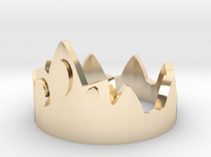 Dice Of Crowns - Metal Crown 3d printed