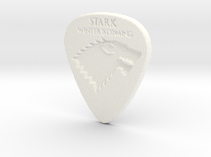 Game of Thrones Stark Guitar Pick 3d printed