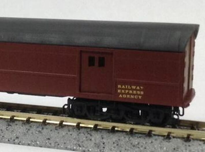 N Scale PRR B74b Roof &amp; Door Kit for MT Horse Car 3d printed Converted model without decals