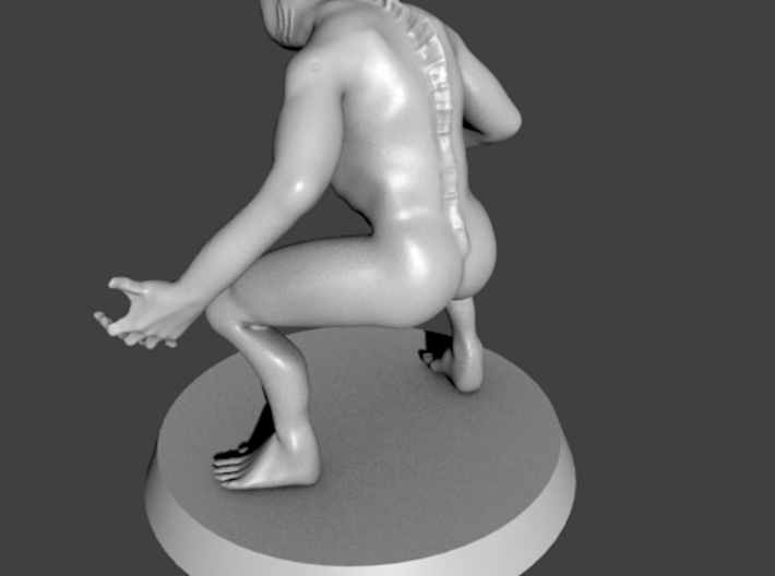 Deep One Tabletop Figure 3d printed 
