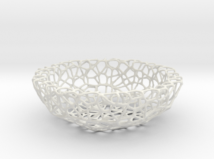 Bowl (19 cm) - Voronoi-Style #1 3d printed