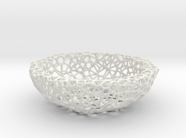 Bowl (19 cm) - Voronoi-Style #2 3d printed