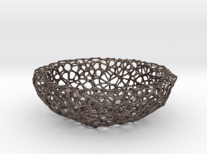 Fruit bowl (34 cm) - Voronoi-Style #2 3d printed