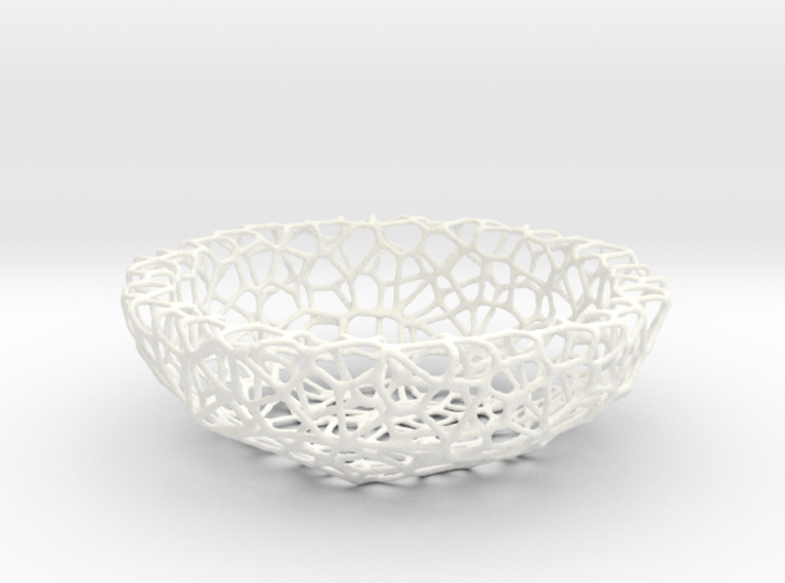 Little Bowl (15 cm) - Voronoi-Style #1 3d printed