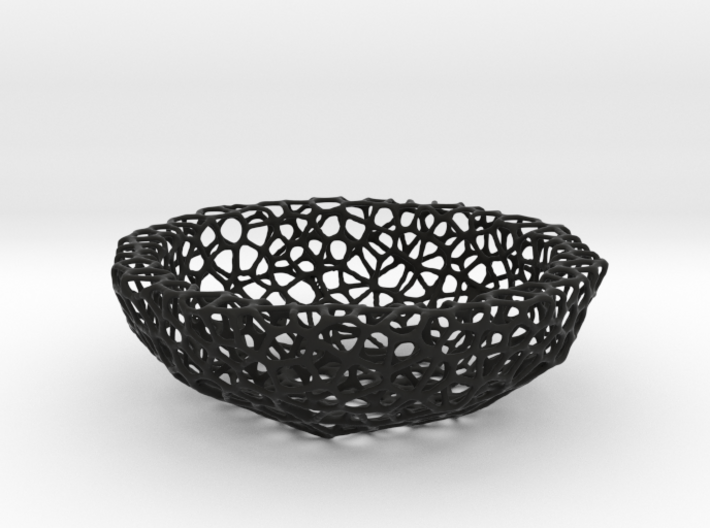 Key shell / bowl (11,5 cm) - Voronoi-Style #2 3d printed 
