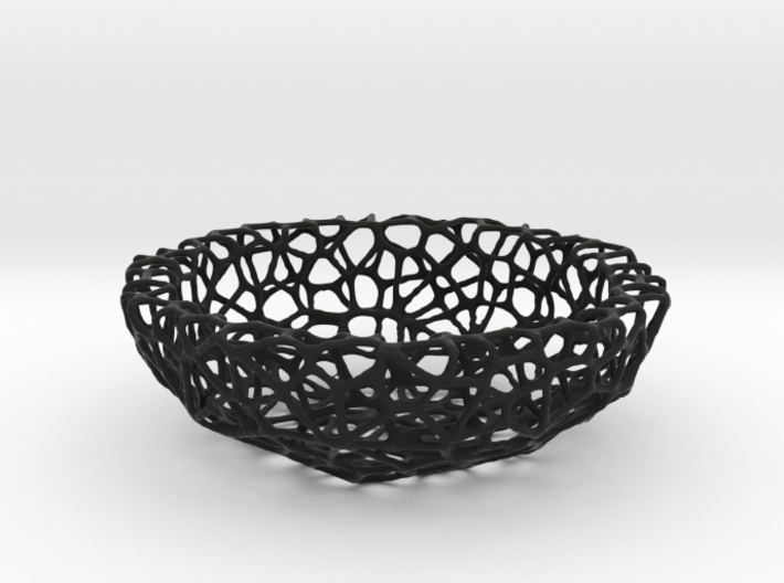Bowl (19 cm) - Voronoi-Style #4 3d printed 