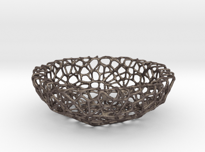 Bowl (19 cm) - Voronoi-Style #4 3d printed