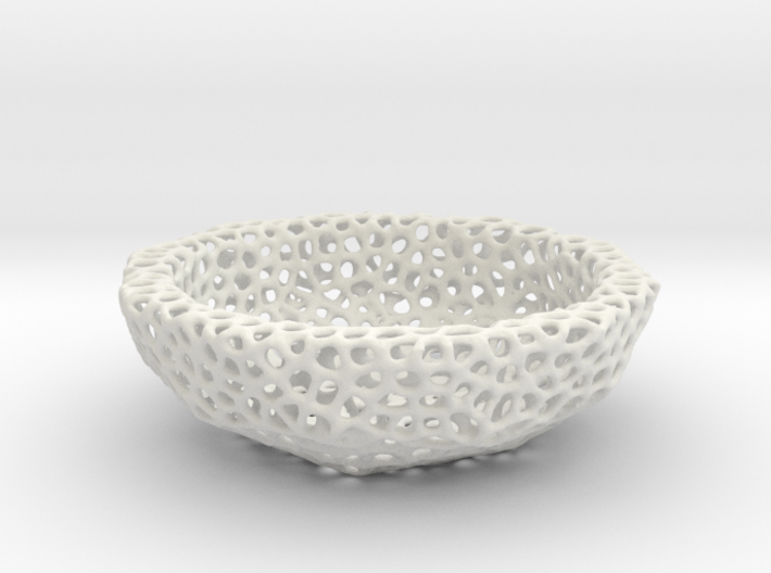 Bowl (19 cm) - Voronoi-Style #6 3d printed