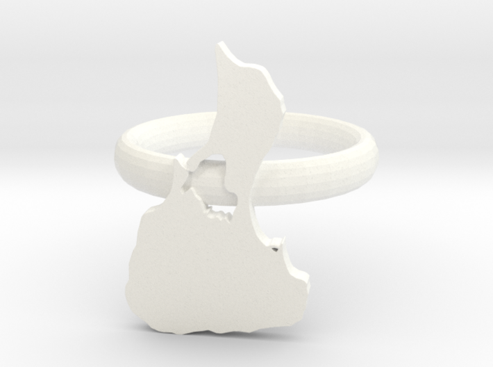 3D Printed Block Island Napkin Ring  3d printed 