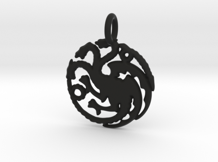 Targaryen Sigil Keychain 3d printed