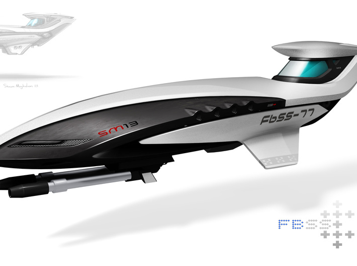 FB Spaceship 1  3d printed 