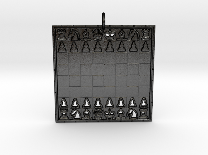 Chess Pendant 3d printed
