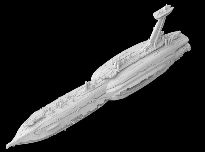Providence Destroyer &quot;Invisible Hand&quot; (1/7000) 3d printed