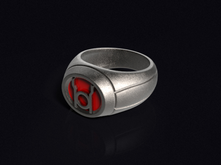 Red Lantern Ring 3d printed 3D render of the ring. Does not come with enamel paint applied.